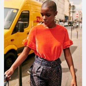 NWT Sezane Lili Blouse